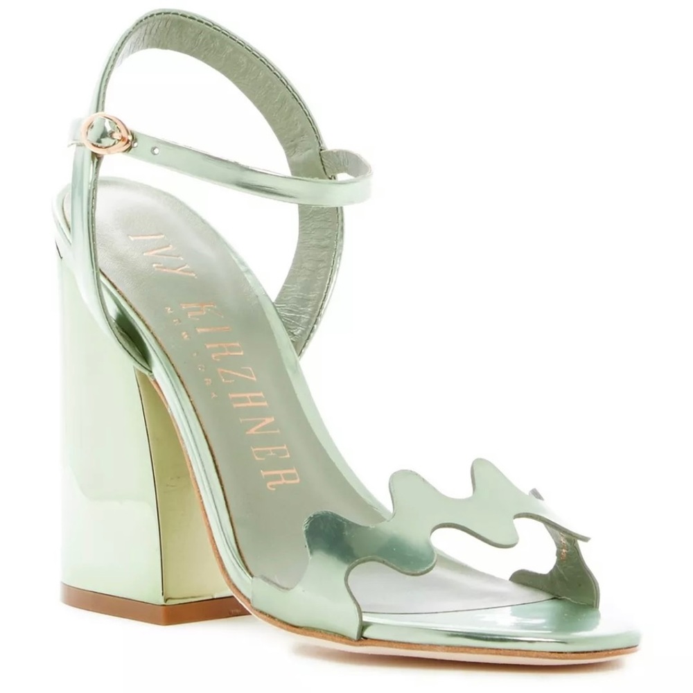 HOST PICK ‼️Ivy Kirzhner Scallop-Cut Block-Heel Sandal
